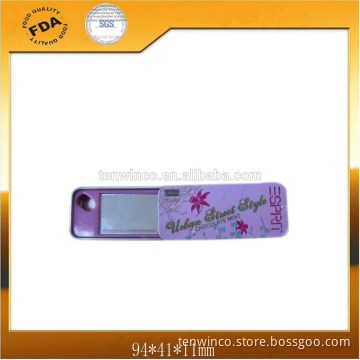 rectangle sliding tin packaging for lip balm